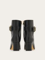 Ferragamo Gancini ornament mid heel ankle boot - Image 4